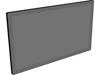 Sony LCD TV 3D Model preview