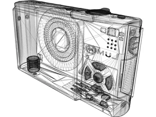 Panasonic Lumix DMC-FS3 3D Model preview