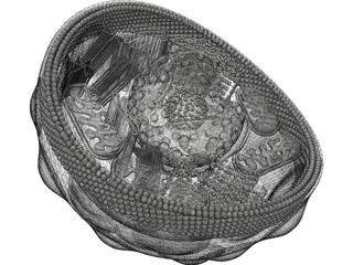 Animal Cell 3D Model preview