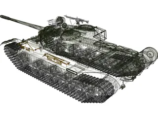 T-55AM2 3D Model preview