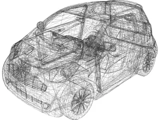 Aston Martin Cygnet (2011) 3D Model preview