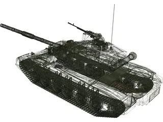 T-84 Oplot 3D Model preview
