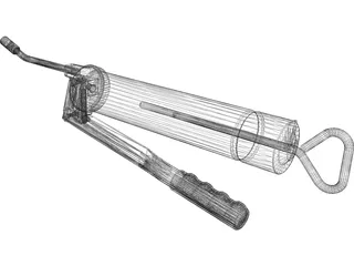Grease Gun 3D Model preview
