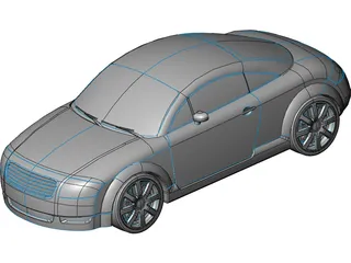 Audi TT 3D Model preview