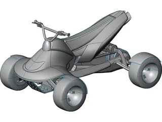 Quad Concept 3D Model preview