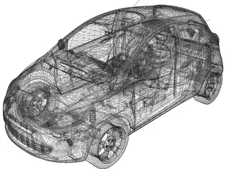 Ford Ka 3D Model preview