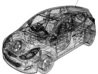 Hyundai ix20 3D Model preview