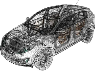 Kia Sportage (2010) 3D Model preview