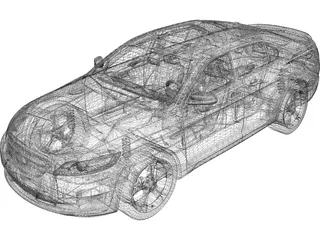 Ford Taurus (2010) 3D Model preview