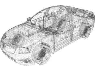 Chevrolet Cruze (2010) 3D Model preview