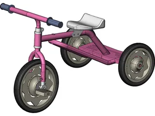 Tricycle 3D Model preview