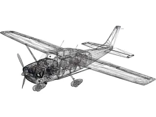 Cessna 206 Stationair 3D Model preview