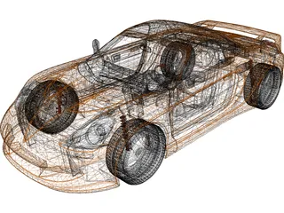 Toyota MRS Veilside 3D Model preview