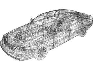 Lincoln Town Car 3D Model preview