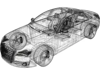 Audi S8 (2012) 3D Model preview
