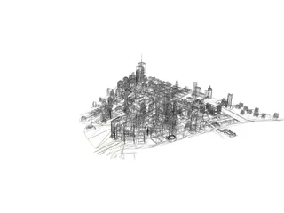 Lower Manhattan 3D Model preview