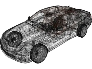 Mercedes-Benz E-Class 63 AMG (W212) 3D Model preview