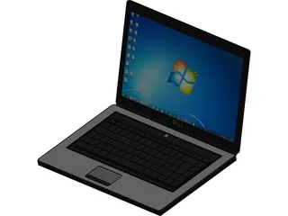 Dell Inspiron Laptop 3D Model preview