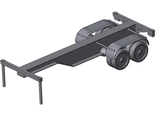 Trailer 3D Model preview