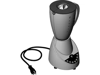 Mixie Home Appliance 3D Model preview