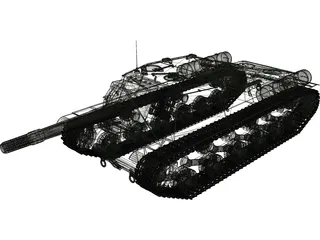 Howitzer ISU152 3D Model preview