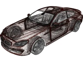 BMW 640i (2011) 3D Model preview