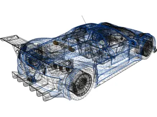 Gumpert Apollo Sport 3D Model preview