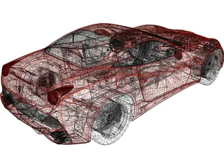 Ferrari California 3D Model preview