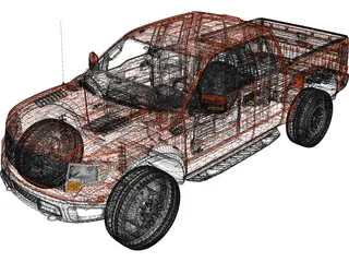 Ford F-150 SVT Raptor (2011) 3D Model preview