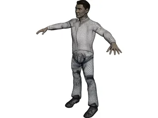Man 3D Model preview