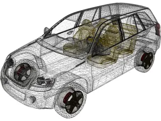 Suzuki Grand Vitara (2008) 3D Model preview