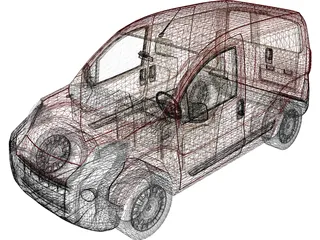 Citroen Nemo (2010) 3D Model preview