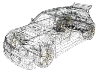 Nissan Micra GTR 3D Model preview