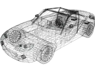 Mazda MX5 GTR 3D Model preview