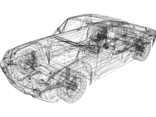 Porsche 914 GT 3D Model preview