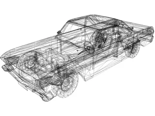 Ford F Sprint GT 3D Model preview