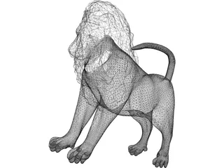 Lion 3D Model preview