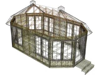 Summerhouse 3D Model preview
