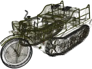 Sd Kfz 2 NSU 3D Model preview