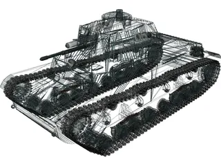 Panzer 35 3D Model preview
