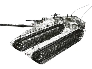 Merkava MK4 3D Model preview