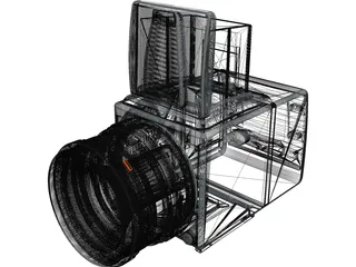 Hasselblad 503cw 3D Model preview