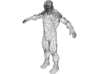 Nanosuit Crysis 3D Model preview