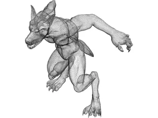 Werewolf 3D Model preview
