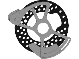 MTB Chain Guide 3D Model preview