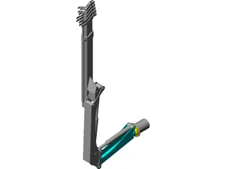 Folding Crane 3D Model preview