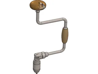 Stanley Ratchet Brace 3D Model preview