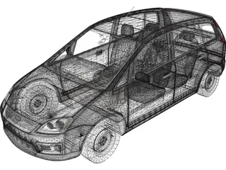 Ford Focus C-Max 3D Model preview