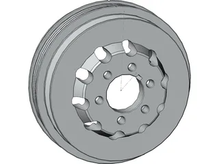 Puli Crank 3D Model preview
