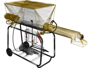 Turbomix Constructions Equipment 3D Model preview
